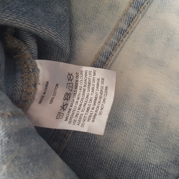 Barney Cools Men's Bleached B Rigid Blue White Jean Jacket Size M - Picture 4 of 16